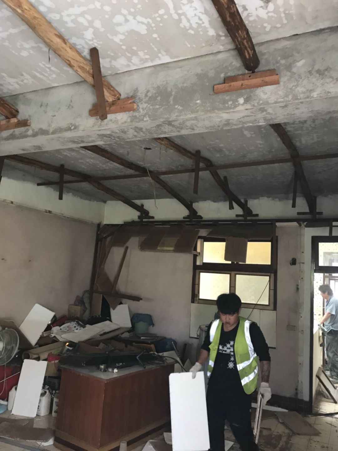 神明廳天花板拆除工程