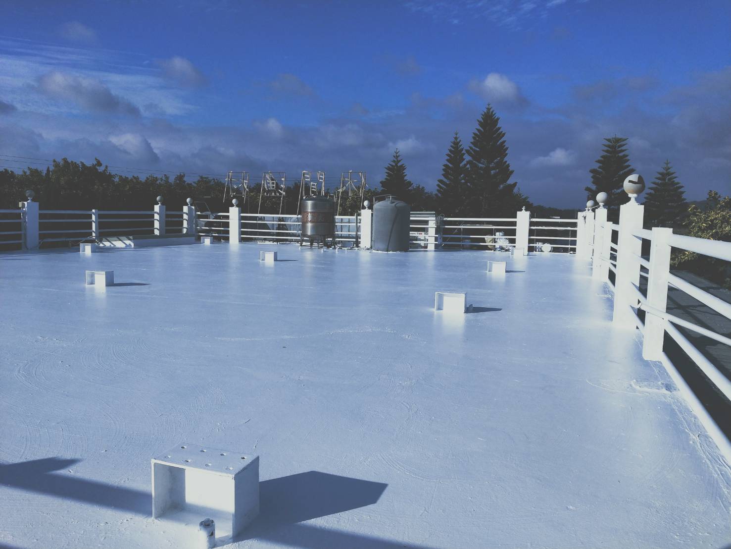 新豐鄉休閒農莊頂樓隔熱防水工程